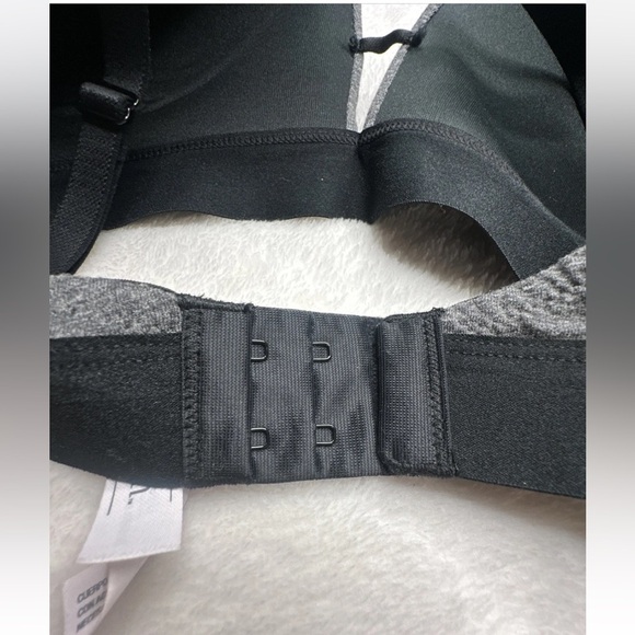 Auden Gray Black Lightly Lined Wireless Full Coverage T-Shirt Bra Size 34DD - Picture 5 of 9